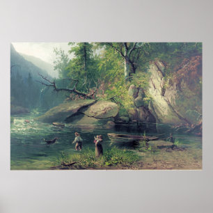 Morgen im Adirondacks Poster