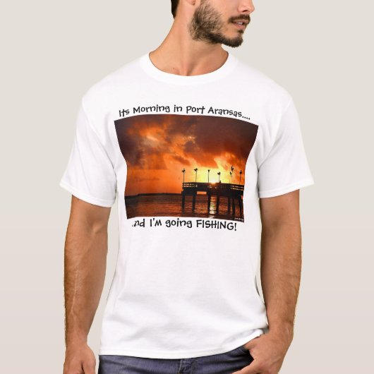 Morgen im Hafen Aransas T-Shirt (Vorderseite)