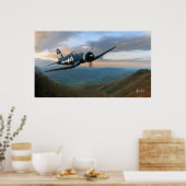 "Morgen im Tal" Poster (Küche)