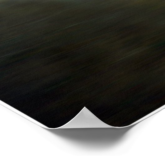 "Morgen im Tal" Poster (Ecke)