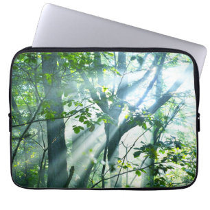 Morgen im Wald Laptopschutzhülle