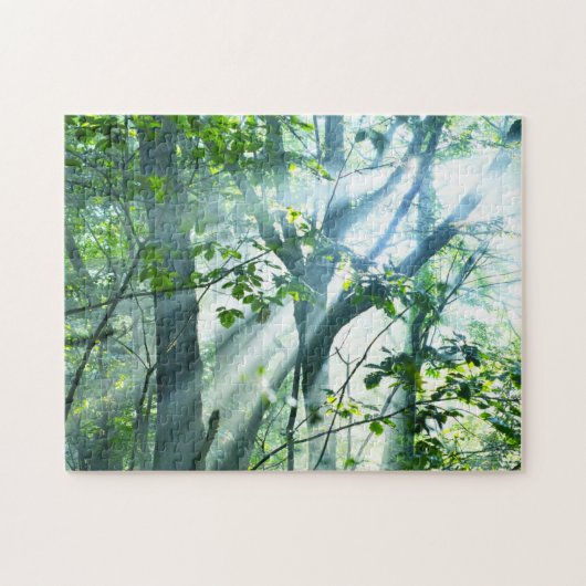 Morgen im Wald Puzzle (Horizontal)