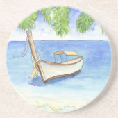Morgen in Bali Aquarell Getränkeuntersetzer (Vorne)