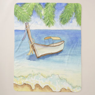 Morgen in Bali Aquarell Sherpadecke