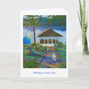 Morgen in Cedar See Karte