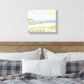 Morgen in Chatham | Cape Cod Aquarellmalerei Leinwanddruck (Insitu (Schlafzimmer))