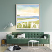 Morgen in Chatham | Cape Cod Aquarellmalerei Poster