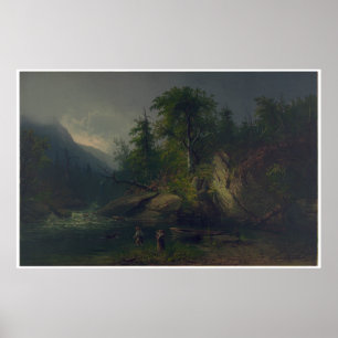 Morgen in den Adirondacks Poster