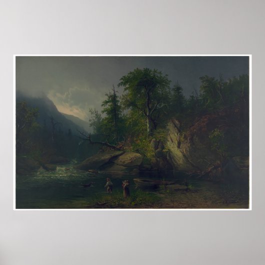 Morgen in den Adirondacks Poster (Vorne)