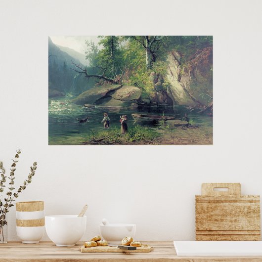 Morgen in den Adirondacks Poster (Küche)