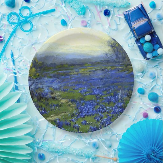 Morgen in den Bluebonnets Pappteller (Party)