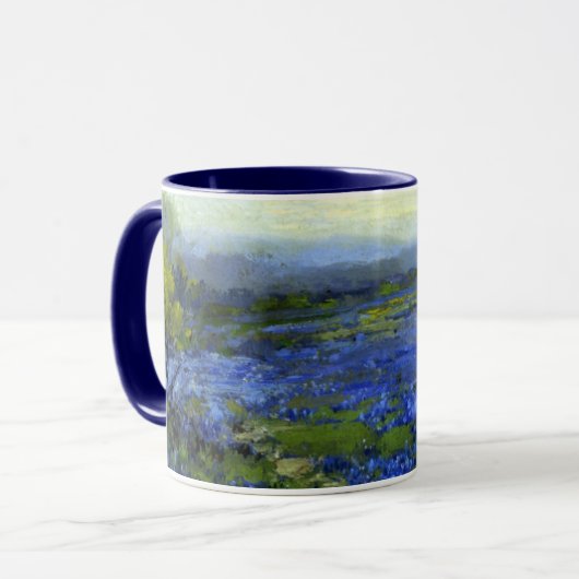 Morgen in den Bluebonnets Tasse (Vorderseite Links)