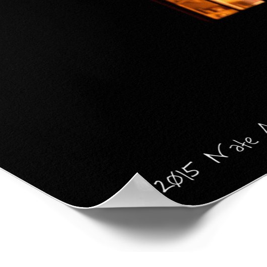 Morgen in der Hütte Poster (Ecke)