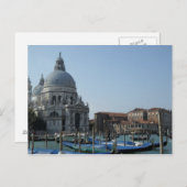 Morgen in der Venezianischen Lagune Postkarte (Vorne/Hinten)