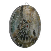 Morgen in einem Kiefernwald (Bären im Wald) Dartscheibe (Vorderseite Links)