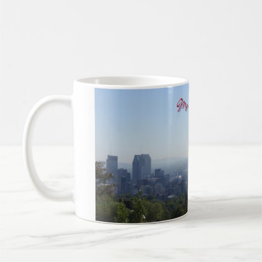 Morgen in Montréal Kaffeetasse (Links)
