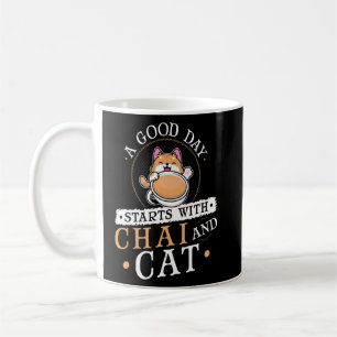 Morgen Indianerischer Desi Chai Cat Cup Kaffeetasse