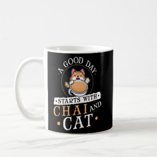 Morgen Indianerischer Desi Chai Cat Cup Kaffeetasse