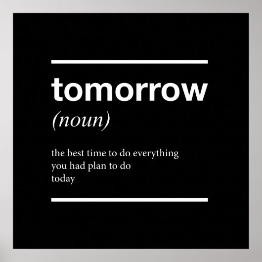Morgen Inspiration Poster (Vorne)