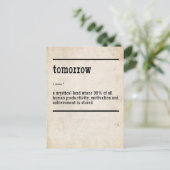 Morgen Inspiration Postkarte (Stehend Vorderseite)