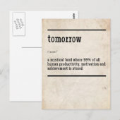 Morgen Inspiration Postkarte (Vorne/Hinten)