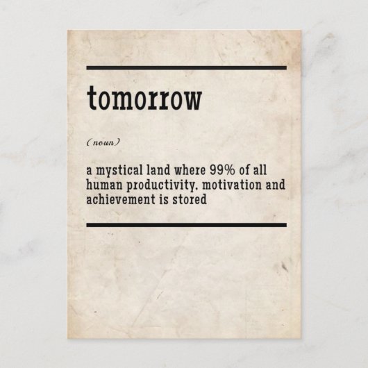 Morgen Inspiration Postkarte (Vorderseite)