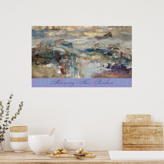 Morgen ist gebrochenes Poster (Küche)