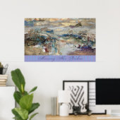 Morgen ist gebrochenes Poster (Heimbüro)