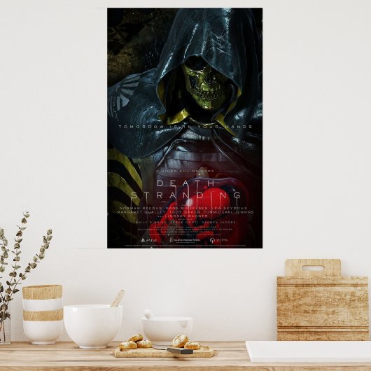 Morgen ist in Ihrer Hand Higgs-Todes-Strings Poster (Küche)