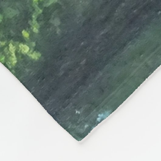 "Morgen ist kaputt" Mittelfläschchen Fleecedecke (Ecke)