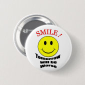 Morgen ist schlechter button (Vorne & Hinten)