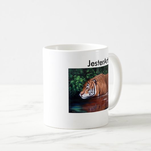 MORGEN-JAGD KAFFEETASSE (VorderseiteRechts)