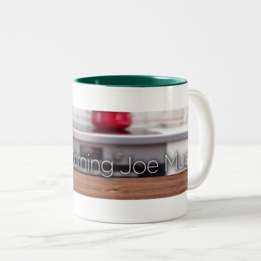 Morgen-Joe-Kaffeetasse Zweifarbige Tasse (VorderseiteRechts)