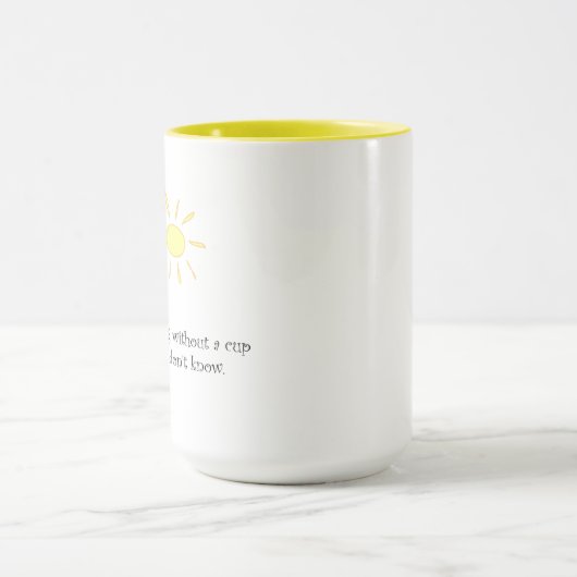 Morgen-Joe-Tasse Tasse (Zentrum)