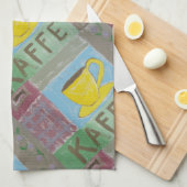 Morgen Kaffe Küchentuch (Viertel Falte)