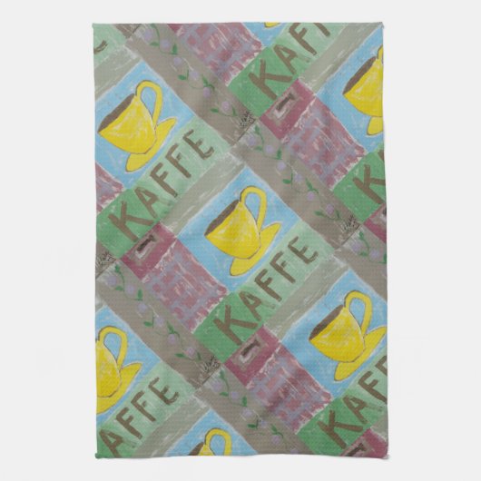 Morgen Kaffe Küchentuch (Vertikal)