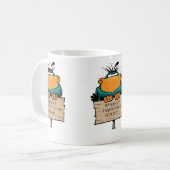 Morgen-Kaffee Bludgerigar Kaffeetasse (Vorderseite Links)