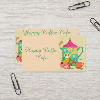 Morgen-Kaffee-Eule Visitenkarte
