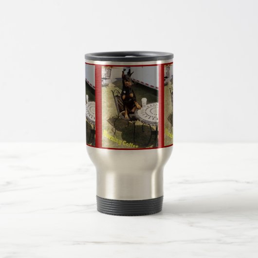 Morgen-Kaffee-Reise-Tasse Reisebecher (Mittel)