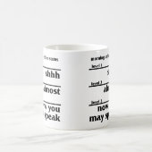Morgen-Kaffee-Status Kaffeetasse (Mittel)