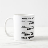 Morgen-Kaffee-Status Kaffeetasse (Links)