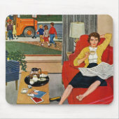 Morgen-Kaffeepause Mousepad (Vorne)