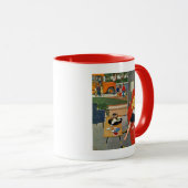 Morgen-Kaffeepause Tasse (VorderseiteRechts)