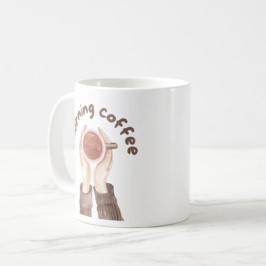 Morgen Kaffeetasse (Vorderseite Links)