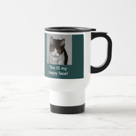 Morgen-Katze - personalisierte Tasse (Rechts)