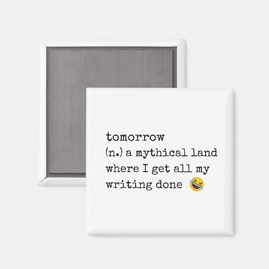 Morgen kommt nie Magnet (Vorderseite/Rückseite)