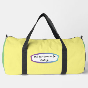 Morgen lass heute duffle bag