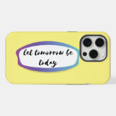 Morgen lass heute iPhone hülle (Rückseite (Horizontal))