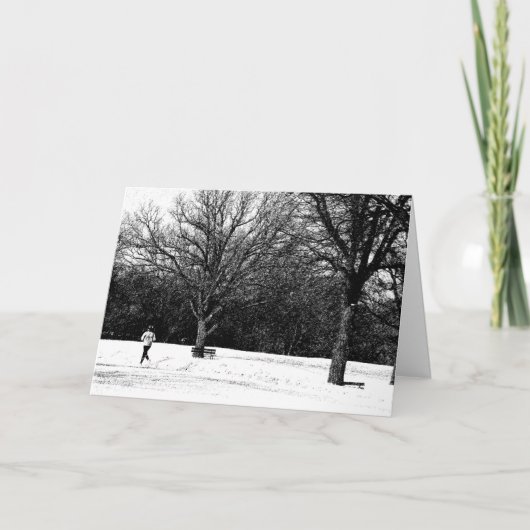 Morgen-Lauf Karte (Vorderseite)