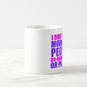 MORGEN-LEUTE (lustiges Zitat) Kaffeetasse (Mittel)